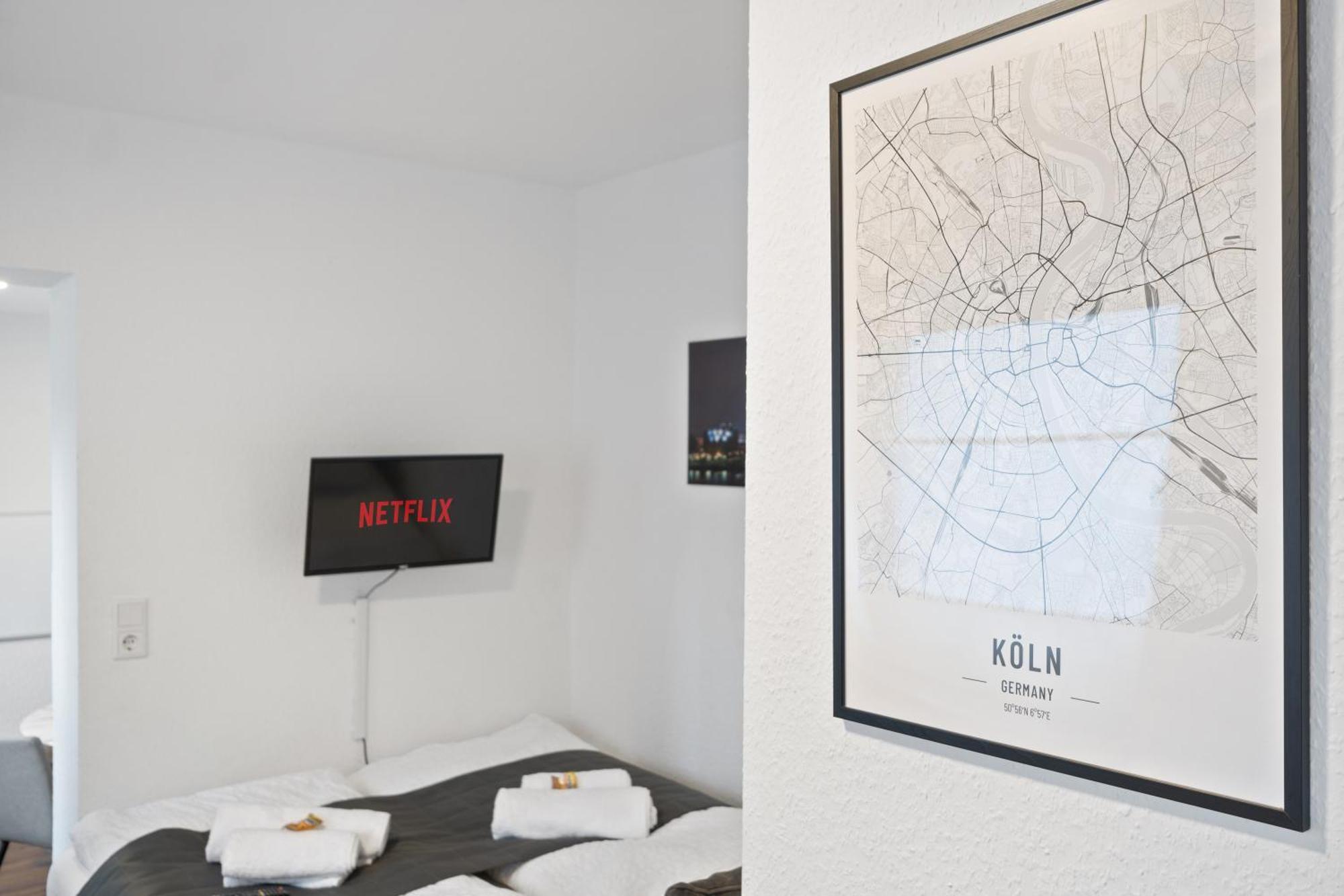 Modernes Apartement Am Rhein In Ruhiger Lage Köln Kültér fotó
