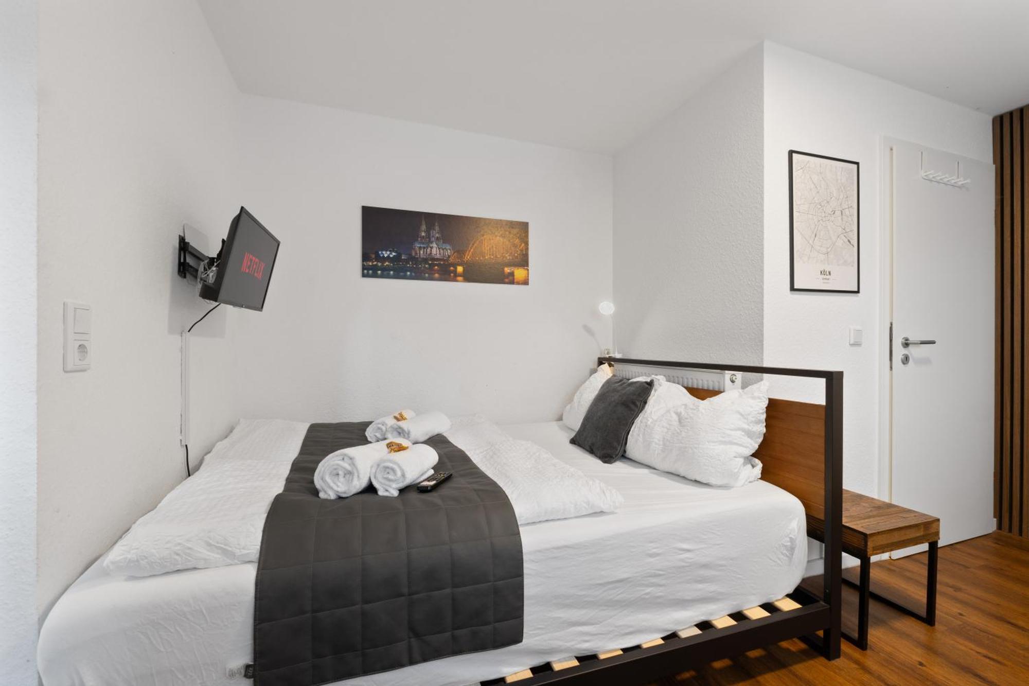 Modernes Apartement Am Rhein In Ruhiger Lage Köln Kültér fotó